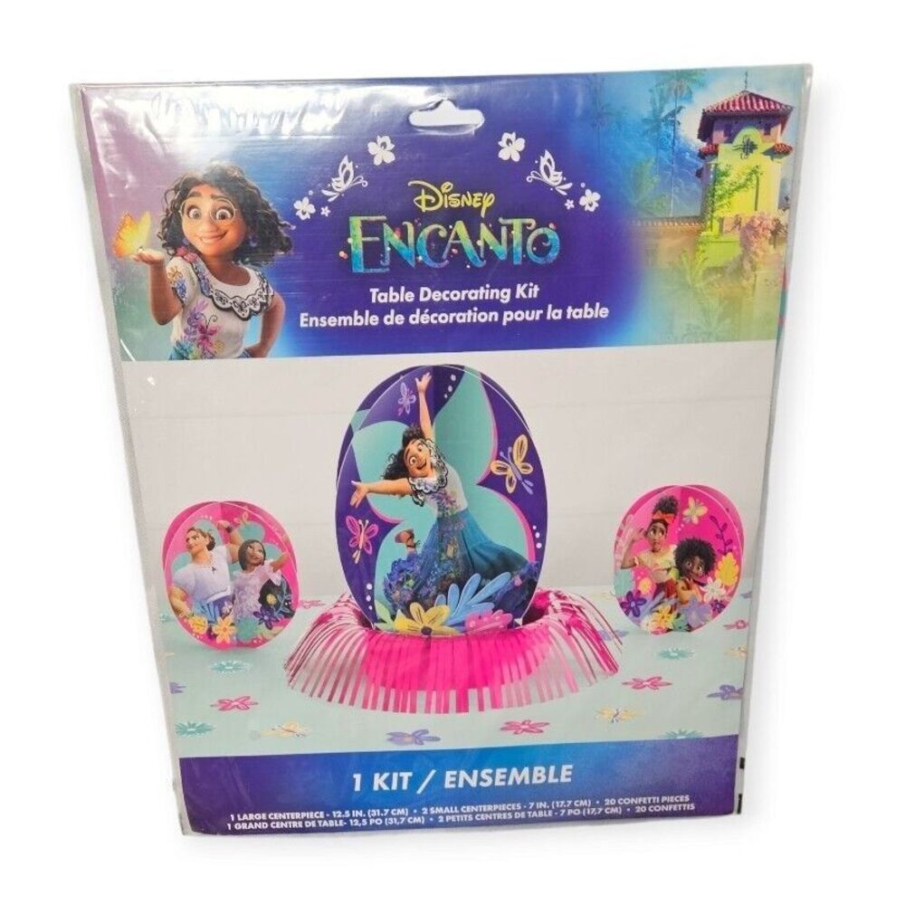 Disney's Encanto Table‎ 3 Centerpieces Decorating Kit 20 Confetti Birthday Party